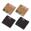 4 Packs Tactical Headphone Cable Storage Board Fastening Cable Ties Strap for Helmet Headset Walkie-Talkie Wire Hook and Loop Sticker Camo view 1