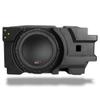 SSV Works DF-US10V 2018-2024 CanAm Defender/Defender Max Front or Rear Under-Seat 10" Subwoofer Enclosure w/1000watt 2ohm Sub view 1