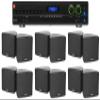 Audiosavings Bundle: (1) JBL VMA2120 2-Ch. Commercial/Restaurant 120W 70V Bluetooth Amplifier Bundle with (10) Cube by Rockville Pair of 3.5" Black Commercial 70v Swivel Wall Mount Speakers (11 Item) view 1