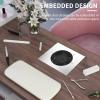 Powerful Nail Dust Collector Built in Table Desk Nail Vacuum Cleaner Professional Table Embedded Dust Extractor Vacuum Built in Desktop Nail Dust Collector Quiet Nail Fan Acrylic Nail Tools view 2