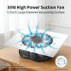 Powerful Nail Dust Collector Built in Table Desk Nail Vacuum Cleaner Professional Table Embedded Dust Extractor Vacuum Built in Desktop Nail Dust Collector Quiet Nail Fan Acrylic Nail Tools view 3
