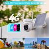 Sovmiku 2CQ3 4G LTE Cellular Security Camera Wireless Outdoor, $14.9/Month for Unlimited Data, Easy to Setup, IP65 Waterproof,No Wi-Fi Surveillance Cam Two Way Audio, Color Night Vision, 32GB Included view 2
