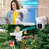 Sovmiku 2CQ3 4G LTE Cellular Security Camera Wireless Outdoor, $14.9/Month for Unlimited Data, Easy to Setup, IP65 Waterproof,No Wi-Fi Surveillance Cam Two Way Audio, Color Night Vision, 32GB Included view 4