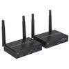 EXVIST 100M 1080P VGA Wireless HDMI Transmitter Receiver Kits W/HDMI & VGA Loop-Out, Up to 328 Feet, IR Support, Suitable for Transmitting from Laptop, PC, YouTube, PS4 to HDTV or Projector view 1
