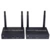 EXVIST 100M 1080P 60FPS Wireless HDMI Transmitter and Receiver Kits W/HDMI Loop-Out, Up to 328ft, IR Support, Suitable for Transmitting from Laptop, PC, YouTube, Xbox One, PS4 to HDTV or Projector view 1