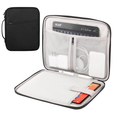 Arvok 9-11 Inch Tablet Sleeve Bag for New 11" iPad Pro M4/iPad Air M2 2024, iPad 10.9" (10th Gen), iPad Pro 11" 4/3/2, iPad Air 5/4/3 10.9"/10.5", Water-Resistant Tablet Carrying Case, Black