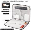 Arvok 9-11 Inch Tablet Sleeve Bag for New 11" iPad Pro M4/iPad Air M2 2024, iPad 10.9" (10th Gen), iPad Pro 11" 4/3/2, iPad Air 5/4/3 10.9"/10.5", Water-Resistant Tablet Carrying Case, Black view 3