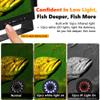 [FishPRO 2026 Upgrade] Underwater Fishing Camera - [No Slide Off] 7'' Ice Fishing Camera Underwater 1200TVL w/Bracket,12pcs IR + 12pcs LED, 4,500mAh, Portable Fish Finder Ice Fish Gifts for Men, 65ft view 4