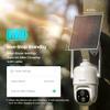 SOVMIKU C1 4G LTE Cellular Security Camera Wireless Outdoor, $14.9/Month for Unlimited Data, Easy to Setup, IP65 Waterproof, No Wi-Fi Surveillance Cam Two Way Audio, Color Night Vision, 32GB Included view 4