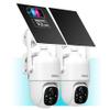 Sovmiku 2C1 4G LTE Cellular Security Camera Wireless Outdoor, $14.9/Month for Unlimited Data, Easy to Setup, IP65 Waterproof, No Wi-Fi Surveillance Cam Two Way Audio, Color Night Vision, 32GB Included view 1
