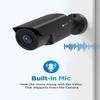 4COVR 4K PoE Security IP Bullet Camera Outdoor, 8-Megapixel UHD Wired Surveillance Video Camera, AI Human Vehicle Detection, 110 Wide Angle 2.8mm Lens with Audio, 100ft IR Night Vision, LY37EB8MA view 4
