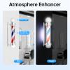 Beuioslyr Wall-Mounted Pole Lamp, 32'' LED Barber Pole Light Classic Style Barbershop Rotating Light FixtureRed, White and Blue Barbershop Lamp Pole LED Hair Salon Open Classic Sign (32") view 4