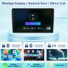 2+64GB Android Car Stereo for BMW X3 E83 2004-2010 Wireless Carplay Android Auto, 9 Inch Touchscreen Car Radio GPS Navi WiFi Bluetooth Backup Camera FM RDS Radio EQ SWC view 3