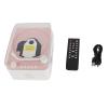 FLEXMAN CD Player, Mini Multifunctional Vintage Bluetooth Speaker for Smartphone Tablet, CD Music Player with Remote Control for Home (Pink) view 1