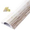 Cable Trunking,1M Aluminum Alloy Trunking, Half round Cable Cover/Self-Adhesive Cable Management Raceway Prevent Cable Trips Protect Wires/Red/No.4-W-40Mm(1-57/100In)(White,No.5 W 50Mm(1 97/100In)) view 1