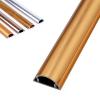 Cable Trunking,Wall Mount Cable Concealer Management, Aluminum Alloy Half round Paintable Floor Cable Trunking for On-Wall Cable Raceway/B/No.2(A,No.2) view 1