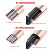 Cable Trunking,Wall Mount Cable Concealer Management, Aluminum Alloy Half round Paintable Floor Cable Trunking for On-Wall Cable Raceway/B/No.2(A,No.2) view 4