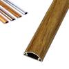 Cable Trunking,Wall Mount Cable Concealer Management, Aluminum Alloy Half round Paintable Floor Cable Trunking for On-Wall Cable Raceway/B/No.2(B,No.3) view 1