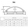 Cable Trunking,Self-Adhesive Floor Cable Protector, Half round Paintable Cable Trunking/L 1M/No.5(No.3) view 4