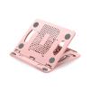 AVXANKTG Adjustable Foldable Stand Desktop Notebook Cooling Stand Physical Cooling Stand(Pink) view 1