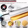 Cable Trunking,1M Aluminum Alloy Trunking, Half round Cable Cover/Self-Adhesive Cable Management Raceway Prevent Cable Trips Protect Wires/Red/No.4-W-40Mm(1-57/100In)(Red,No.4 W 40Mm(1 57/100In)) view 3