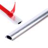 Cable Trunking,Aluminum Alloy Extension Cable Management,Cable Cover Paintable Cable Trunking with Self-Adhesive Backing for Ceiling/Corner/Gold/No.2(Silver,No.5) view 1
