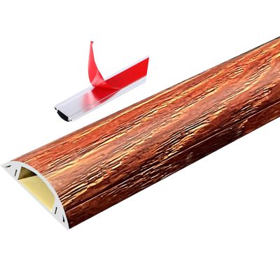 Cable Trunking,Wire Hiders for Tv on Wall, Aluminum Alloy Trunking/Half round Cable Cover,for Prevent Cable Trips Protect Wires/Red/W-28Mm(Red,W 40Mm)