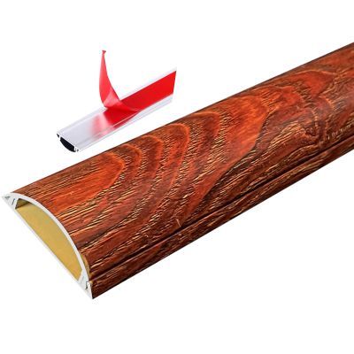 Cable Trunking,Wire Hiders for Tv on Wall, Aluminum Alloy Trunking/Half round Cable Cover,for Prevent Cable Trips Protect Wires/Red/W-28Mm(Red,W 50Mm)