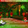 2 Pack Christmas String Lights Indoor Outdoor, Super Bright 66FT 200 LED String Lights Waterproof, 13 Modes Twinkle Xmas Lights with Timer for Christmas Tree Decorations (Red and Green) view 2