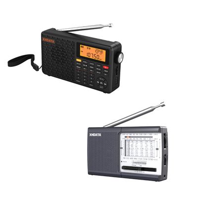XHDATA D109WB FM/AM/SW/LW/WB Shortwave Radio and XHDATA D219 FM/AM/SW Portable Shortwave Radio