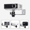 Foldable Projector Wall Mount Universal Adjustable Ceiling Wall Projector Mount Aluminum Alloy Projectors Stand,1/4" and M6 Screw Size (wall mount) view 2