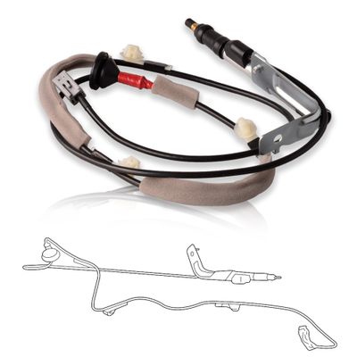 Predep Replacement Antenna Base Compatible with 2014-2020 Toyota Tundra, Antenna Assembly w/Holder Replace 86300-0C090