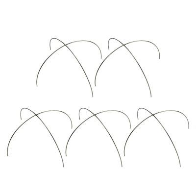 Luxshiny 5pcs Stainless Steel Cling Film Support Rack Cross Design Plastic Wrap Holder for Kitchen Restaurants Hotels Space-saving - Versatile Food Display Stand