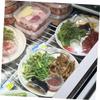 Luxshiny 5pcs Stainless Steel Cling Film Support Rack Cross Design Plastic Wrap Holder for Kitchen Restaurants Hotels Space-saving - Versatile Food Display Stand view 4