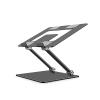 AVXANKTG Deep Space Gray Computer Stand Notebook Stand Foldable Metal heightened Heat Dissipation Stand Ergonomic deep Space Gray view 1