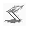 AVXANKTG Deep Space Gray Computer Stand Notebook Stand Foldable Metal heightened Heat Dissipation Stand Ergonomic deep Space Gray view 2