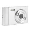 48MP 4K Digital Camera, CMOS Sensor, 16X Zoom, 2.4 Inch Screen, 128GB Memory, for Photography Travel Vlogging (Silver) view 1
