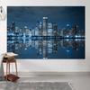12x8ft Night Cityscape Backdrop City Skyline Skyscraper Reflection Scene Photography Background Travel Party Urban Buildings Portraits Decorations Supplies Photo Booth Props view 4