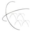 Luxshiny 5pcs Stainless Steel Plastic Wrap Holders for Food Plates - Design Film Support Stands for Home and Restaurant Use and Modern Kitchen Accessories view 1