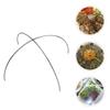 Luxshiny 5pcs Stainless Steel Plastic Wrap Holders for Food Plates - Design Film Support Stands for Home and Restaurant Use and Modern Kitchen Accessories view 3