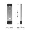JFUDJKLI 2pcs Laptop Stand Aluminum Alloy Mini Folding Stand Notebook Stand Accessories Notebook Non-slip Cooling Stand, Silver view 2