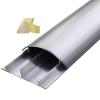 Cable Trunking,1M Aluminum Alloy Trunking, Half round Cable Cover/Self-Adhesive Cable Management Raceway Prevent Cable Trips Protect Wires/Red/No.4-W-40Mm(1-57/100In)(Silver,No.8 W 74Mm(2 9/10In)) view 1
