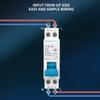 PGMTDEFXJO Circuit Breaker TPN 1P+N Mini Circuit Breaker MCB 6A 10A 16A 20A 25A 32A Din Rail Mounting Miniature Household Air Switch (Size : 16a)(6A) view 4
