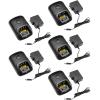 5-Pack for Motorola XPR3500e Charger, WPLN4226 WPLN4232 PMPN4137A Rapid Charger for Motorola XPR3300e XPR7550e XPR7580e XPR7350e XPR6550 XPR6500 XPR6580 PMNN4409 PMNN4077 (NO-IMPRES) view 1