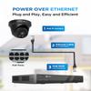 4COVR 4K 8MP PoE Security IP Camera, Outdoor Wired Surveillance Video Camera with Audio, Smart Human/Vehicle Detection, 110 Wide Angle 100ft IR Night Vision, 2.8mm Lens, IP67 Weatherproof, LY97AB8MA view 3