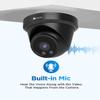 4COVR 4K 8MP PoE Security IP Camera, Outdoor Wired Surveillance Video Camera with Audio, Smart Human/Vehicle Detection, 110 Wide Angle 100ft IR Night Vision, 2.8mm Lens, IP67 Weatherproof, LY97AB8MA view 4