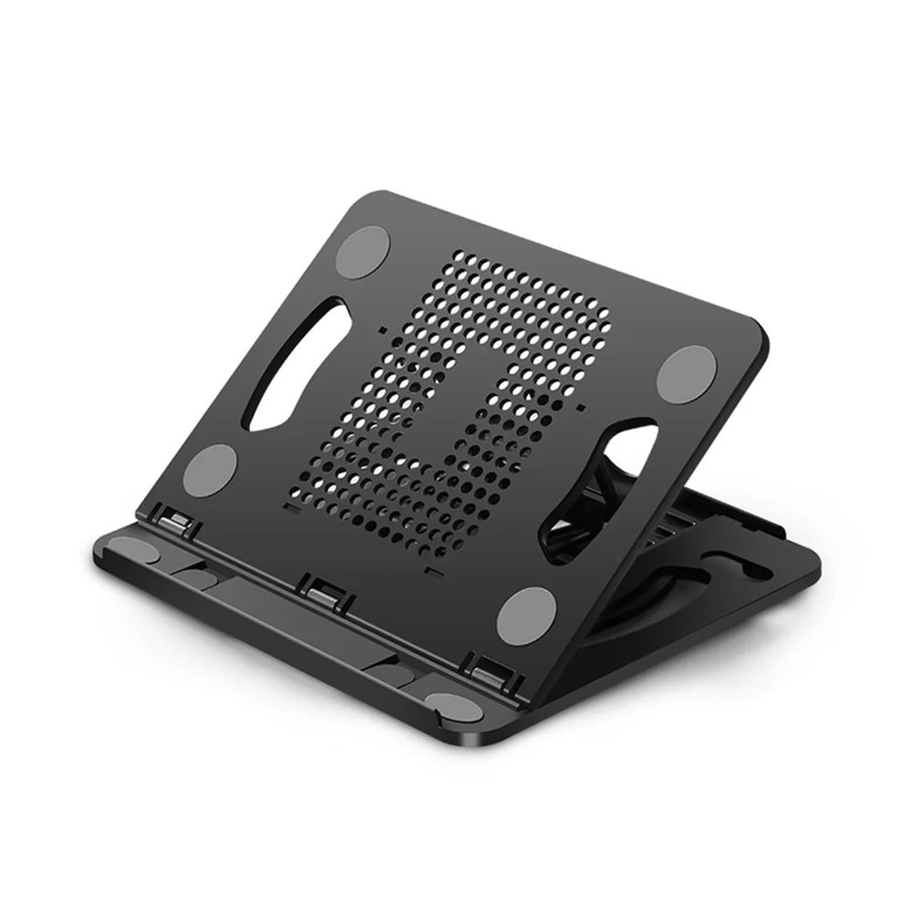 AVXANKTG Adjustable Foldable Stand Desktop Notebook Cooling Stand Physical Cooling Stand(Black)