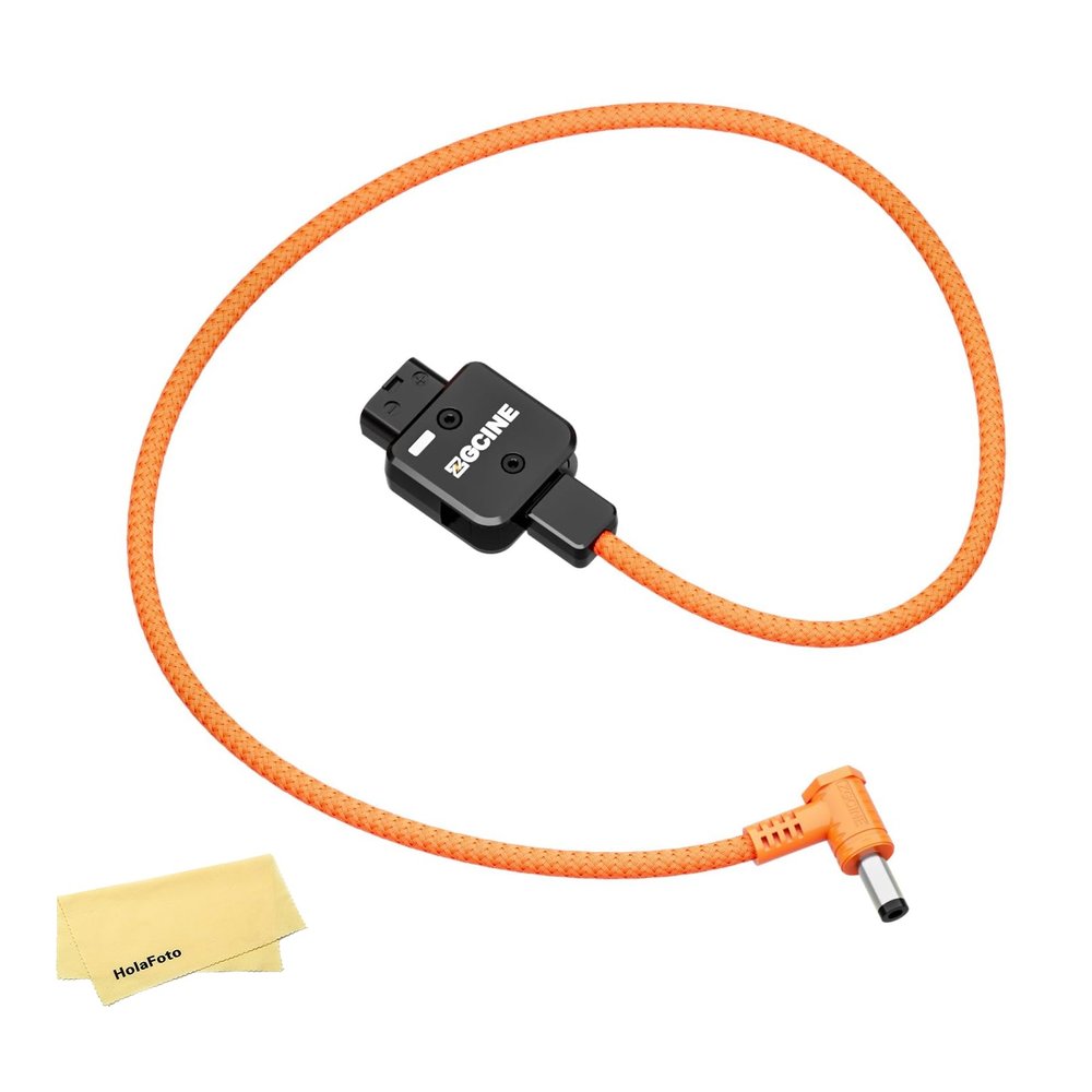 ZGCINE D-Tap to DC 5.5 * 2.5mm Power Cable for Amaran 60ds 60xs Atomos Ninja V Monitor,Feelworld Monitor, Hollyland Mars LED Lights with DC Input