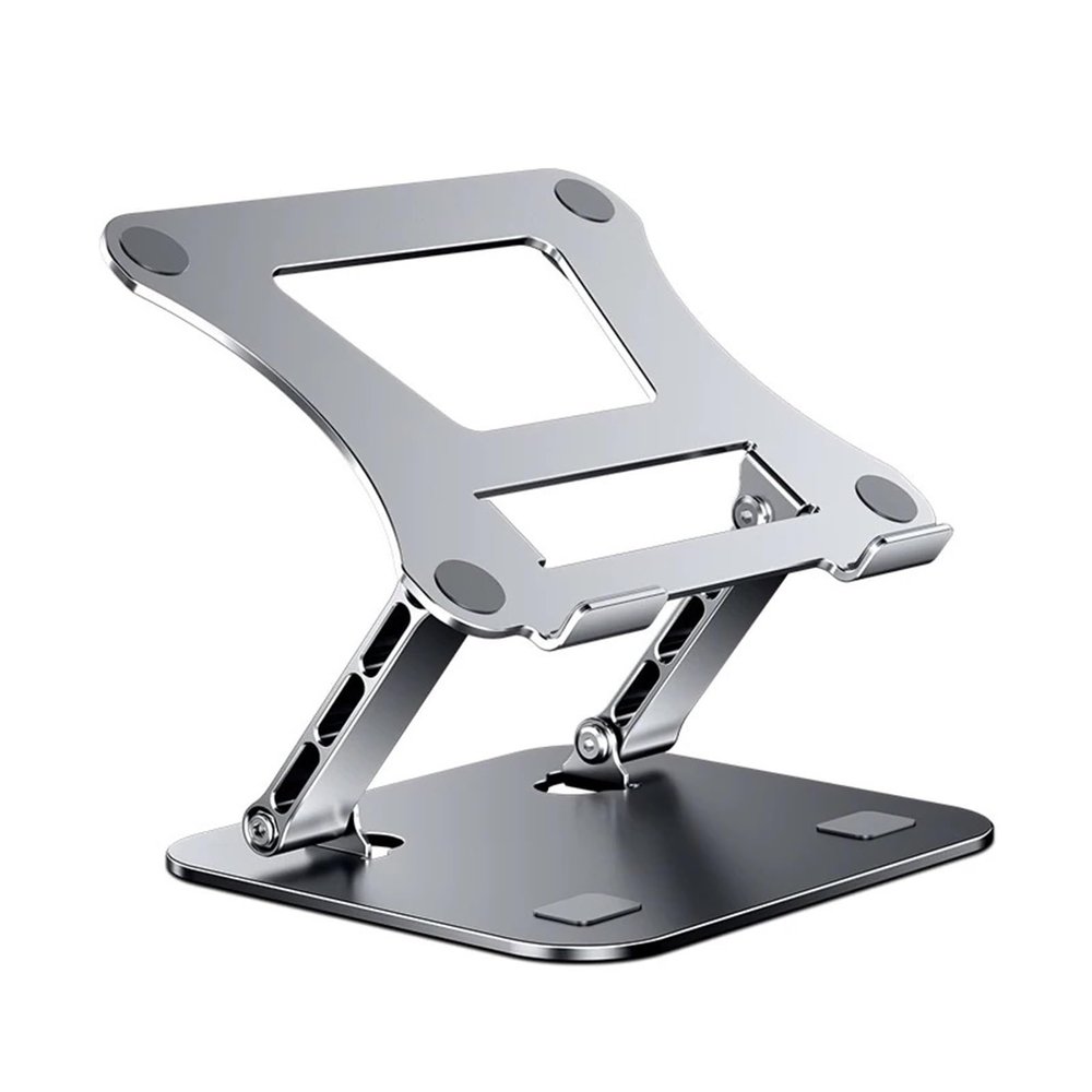 AVXANKTG Adjustable stand Ergonomic riser stand Heat dissipation Foldable Suitable for laptops under 17 inches, Silver