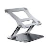 AVXANKTG Adjustable stand Ergonomic riser stand Heat dissipation Foldable Suitable for laptops under 17 inches, Silver view 1